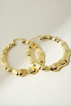The Bamboo Hoop Earring