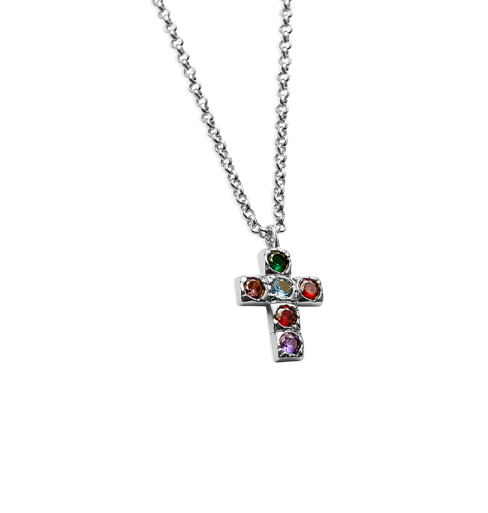 THE MULTICOLOR SMALL BEZEL CROSS