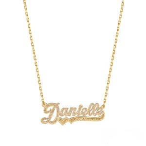THE CUT TONE NAMEPLATE NECKLACE