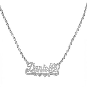 THE CLASSIC ROPE NAMEPLATE NECKLACE