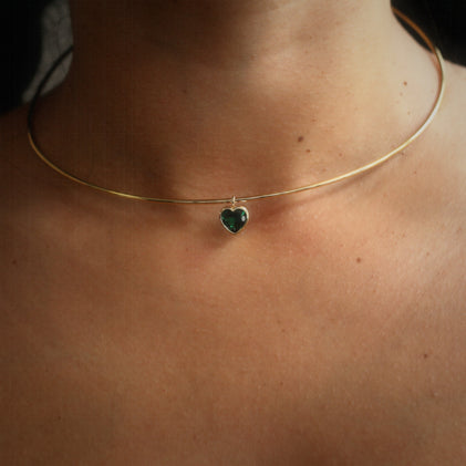 THE HEART PENDANT CHOKER