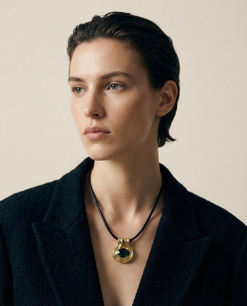 THE ETRA GEM PENDANT NECKLACE