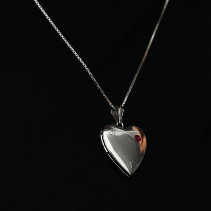 The Gem Heart Photo Locket