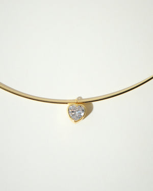 THE HEART PENDANT CHOKER