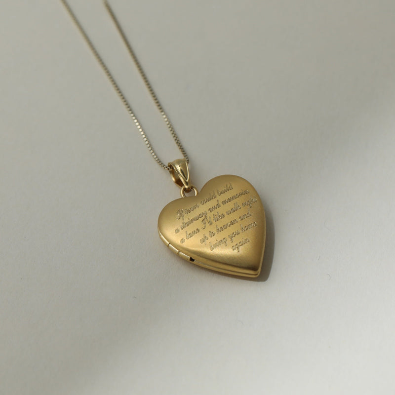 The Heaven's Keepsake Photo Locket