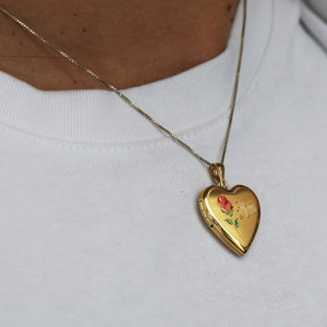 The Mom Rose Photo Locket