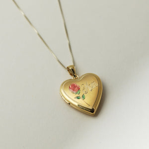 The Mom Rose Photo Locket