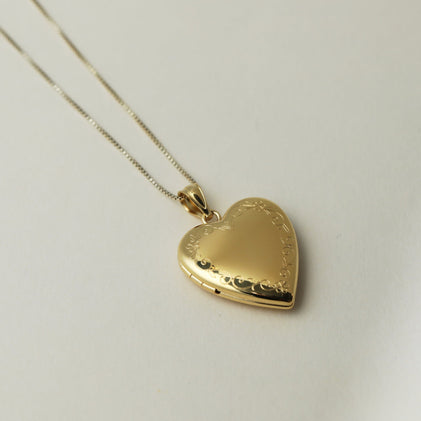 The Floral Heart Photo Locket