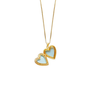 THE I LOVE YOU PHOTO LOCKET NECKLACE