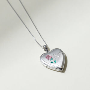 The Mom Rose Photo Locket