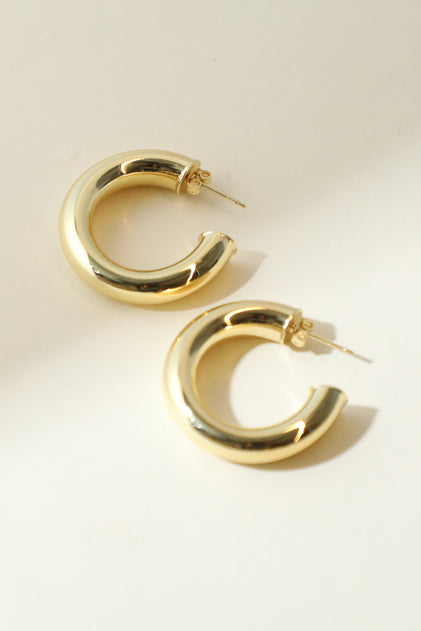 The Gold Madison Hoops
