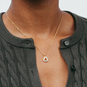 THE MARIE HEART PENDANT NECKLACE