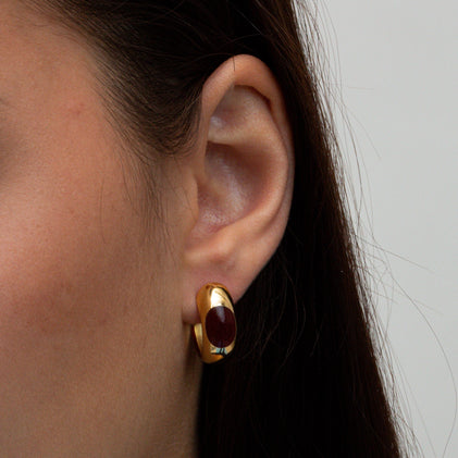 THE XANDRA OPEN HOOP EARRINGS