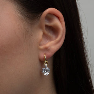 THE HEART DIAMOND EARRINGS