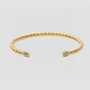 The Iced Out Rope Bangle