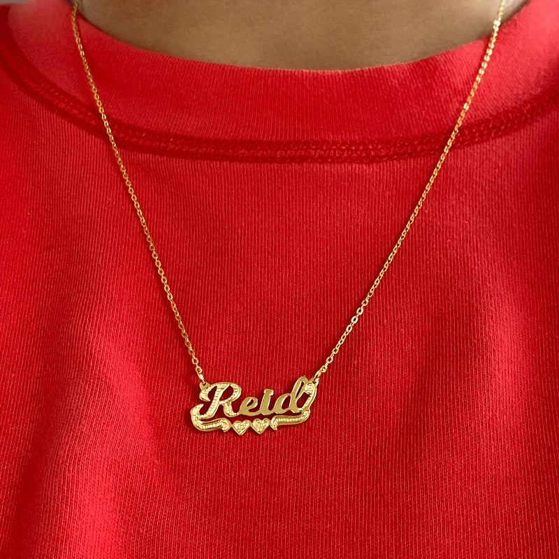 THE MINI CLASSIC NAMEPLATE NECKLACE