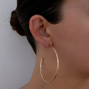 The Large Everyday Gold Hoops