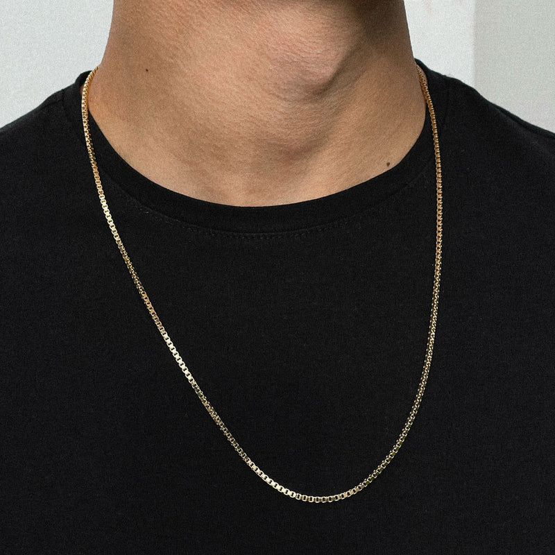 The 2mm Box Chain Necklace