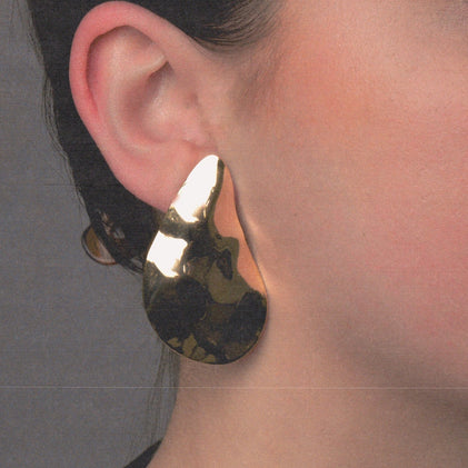 THE LUNA HAMMERED EARRINGS
