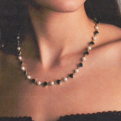 The Emerald Pearl Necklace