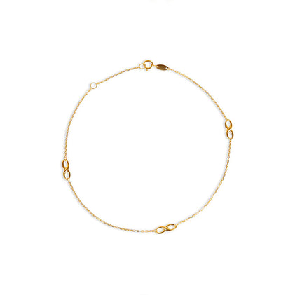 THE 10KT INFINITY ANKLET