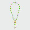 THE LIGHT GREEN ROSARY ANKLET