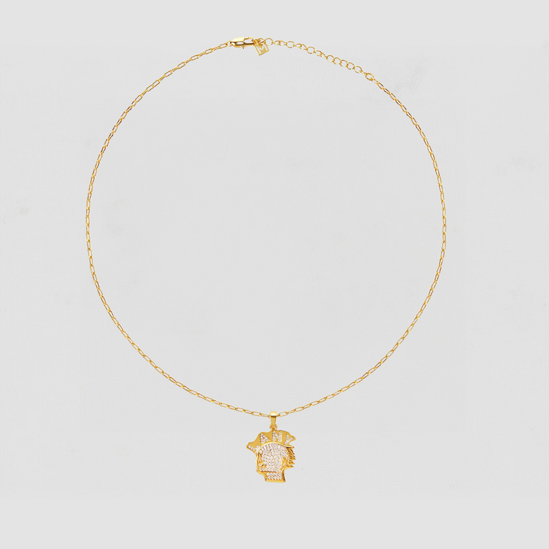 Lany Iced Out Logo Pendant Lany X The M Jewelers