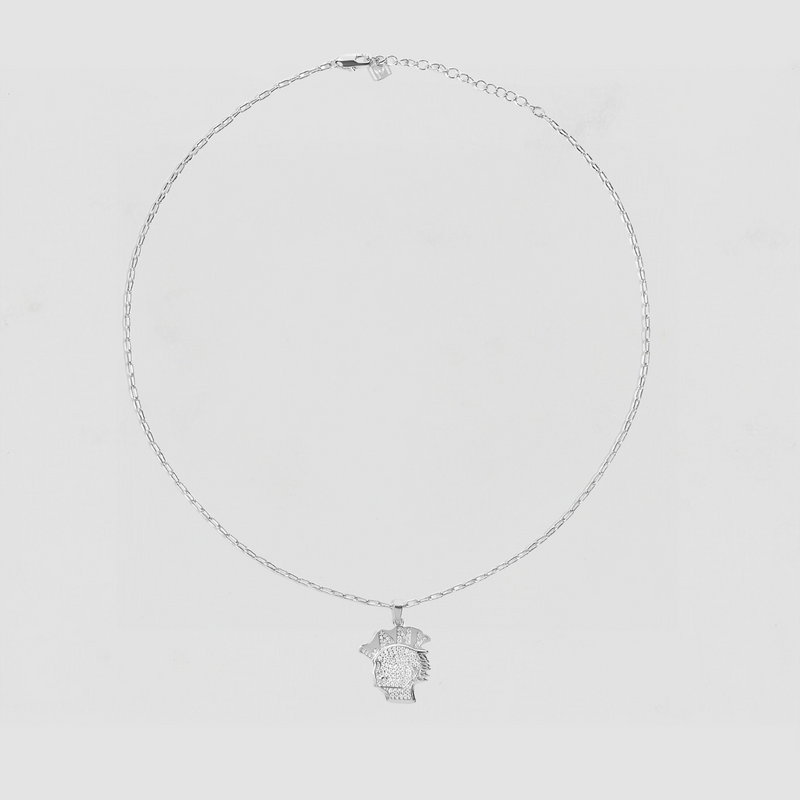 Lany Iced Out Logo Pendant Lany X The M Jewelers