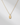 The Diamond Script Initial Dog Tag