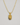The Diamond Script Initial Dog Tag