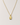 The Diamond Script Initial Dog Tag
