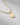 The Diamond Script Initial Dog Tag