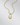 The Diamond Script Initial Dog Tag