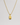 The Diamond Script Initial Dog Tag