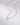 The Diamond Script Initial Dog Tag