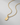 The Diamond Script Initial Dog Tag