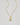 The Diamond Script Initial Dog Tag