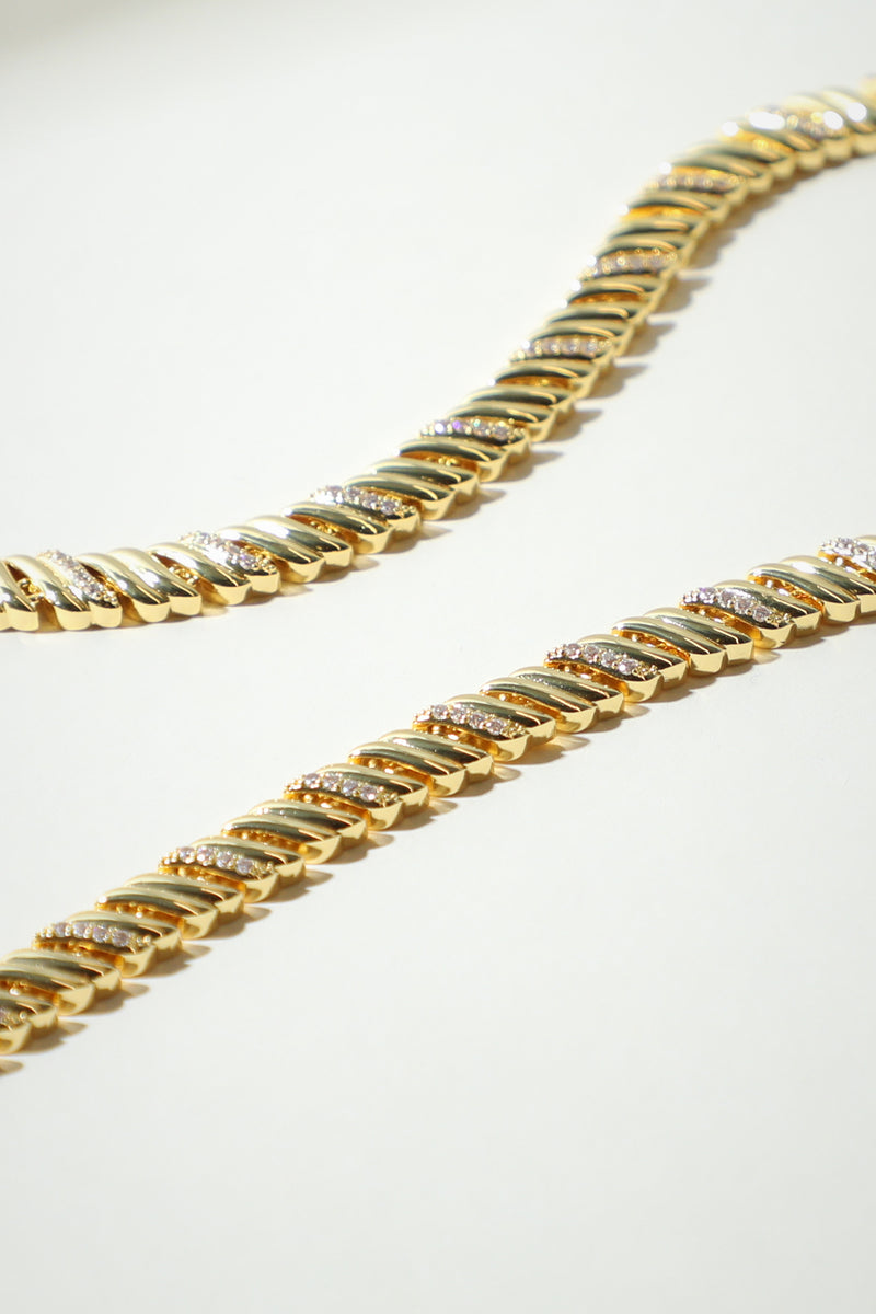 The Margaux Pavé Link Chain