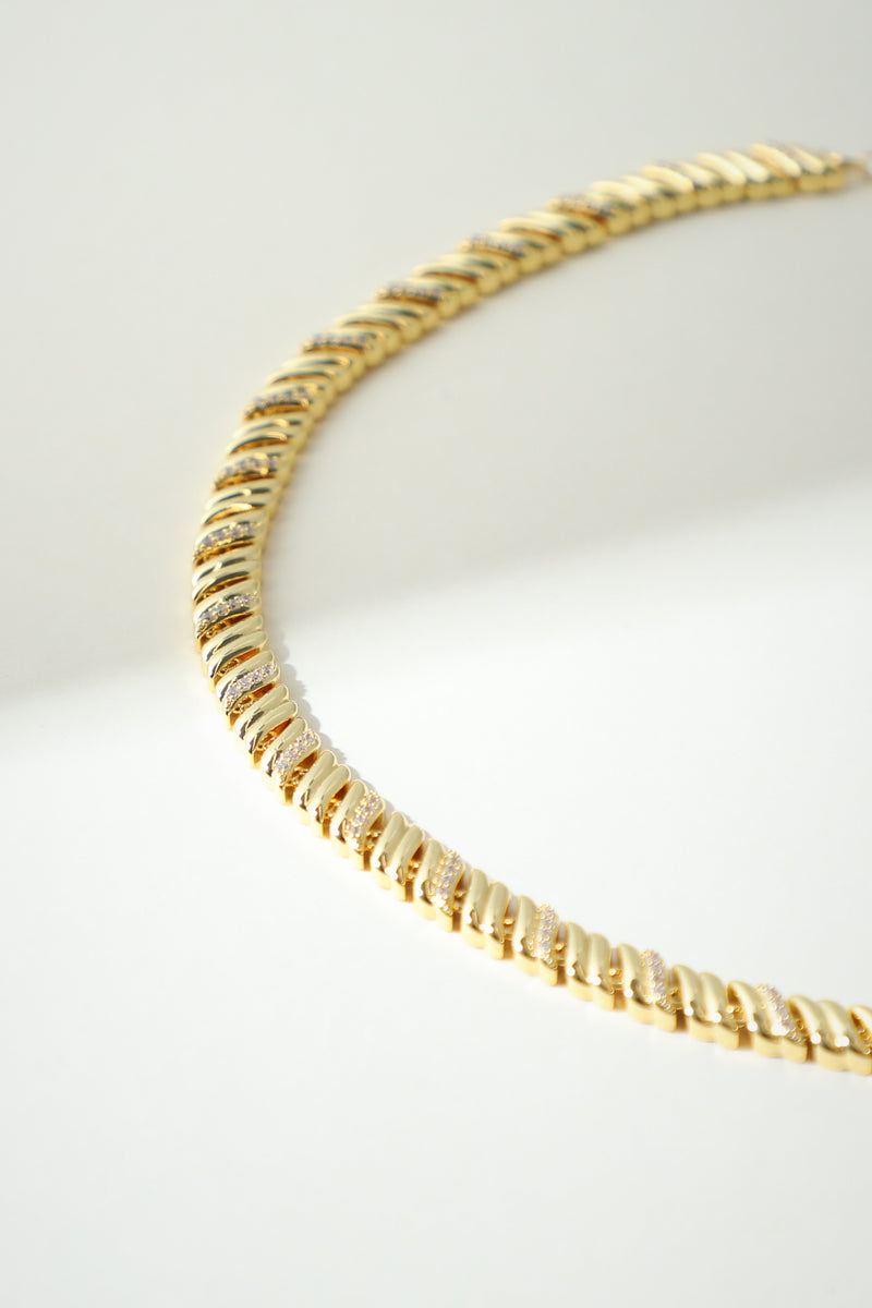 The Margaux Pavé Link Chain