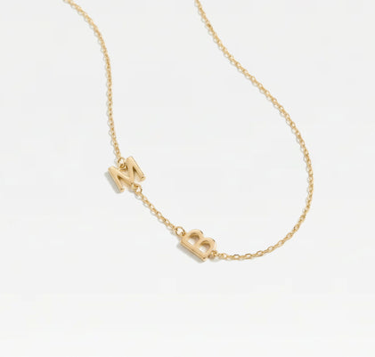 The Two Initial Essential Necklace