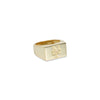 NY METS SQUARE SIGNET RING