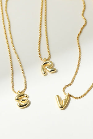 THE MULBERRY LETTER PENDANT NECKLACE