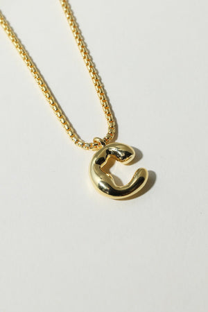 THE MULBERRY LETTER PENDANT NECKLACE