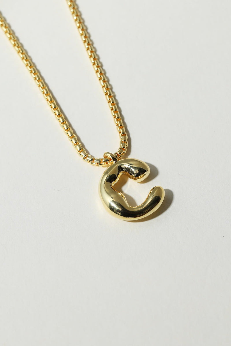THE MULBERRY LETTER PENDANT NECKLACE