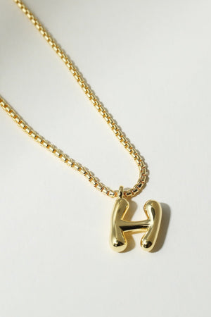 THE MULBERRY LETTER PENDANT NECKLACE