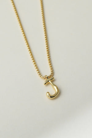 THE MULBERRY LETTER PENDANT NECKLACE