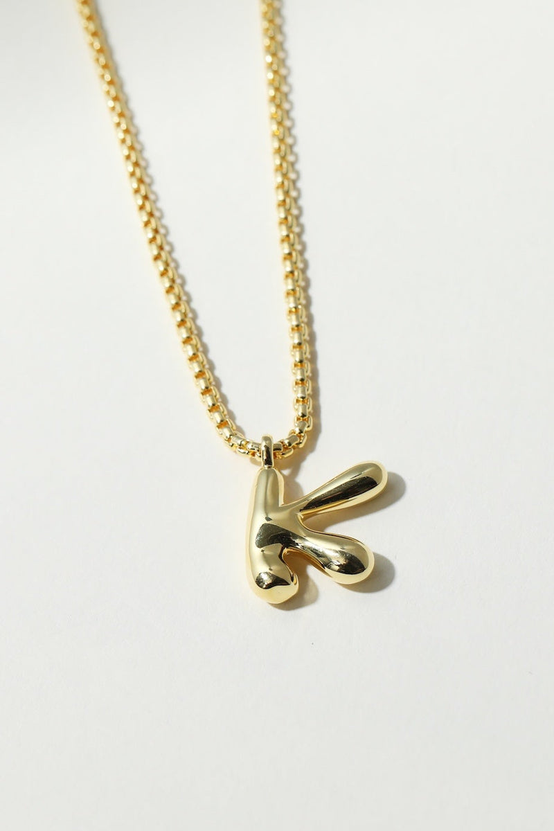 THE MULBERRY LETTER PENDANT NECKLACE