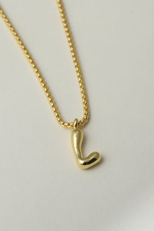 THE MULBERRY LETTER PENDANT NECKLACE