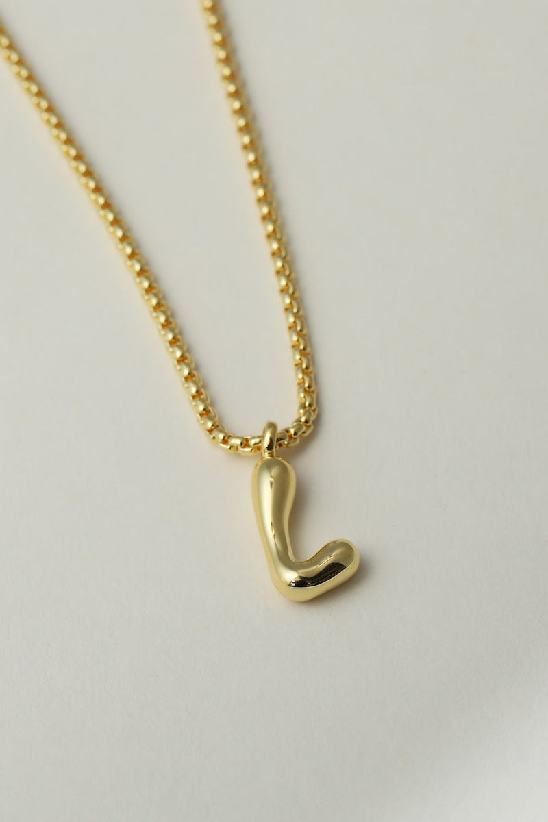 THE MULBERRY LETTER PENDANT NECKLACE