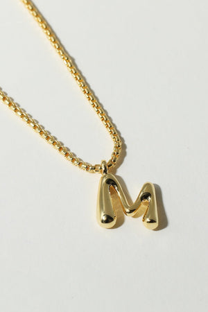 THE MULBERRY LETTER PENDANT NECKLACE